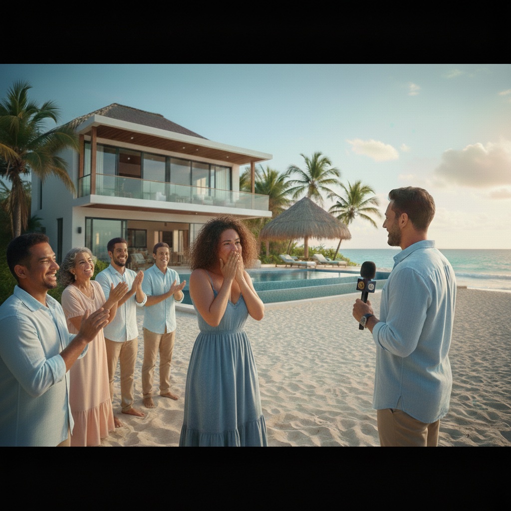 Jennifer L. winning Beachfront Villa